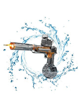 Electric Water Gun brown Pichkari with Light Up LED – Automatic Water Squirt Gun for Kids, Summer Fun & Pool Party Toys
